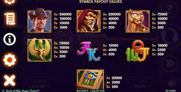 Book of Nile Magic Choice