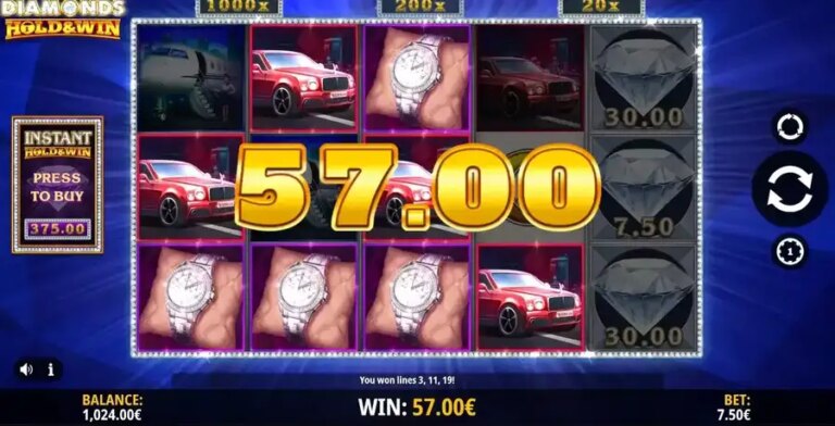 Brilliant Diamonds: Hold & Win