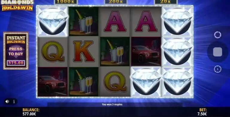 Brilliant Diamonds: Hold & Win