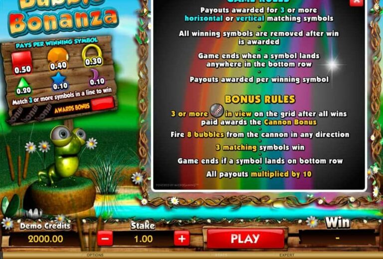 Bubble Bonanza (Microgaming)