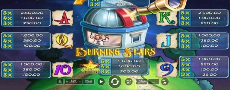 Burning Stars (Wazdan)