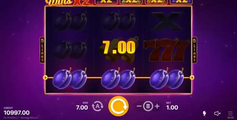 Burning Wins x2