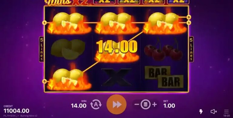 Burning Wins x2