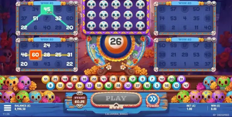 Calavera Bingo