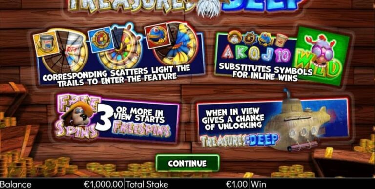Captain Cashfall’s Treasures of the Deep