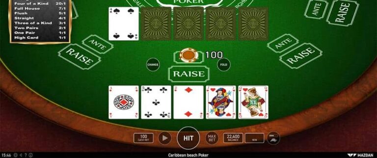 Caribbean Beach Poker (Wazdan)