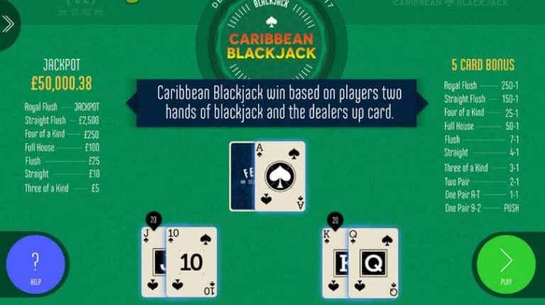 Caribbean Blackjack (Felt)