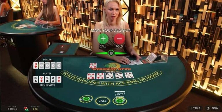 Caribbean Stud Poker (Evolution Gaming)
