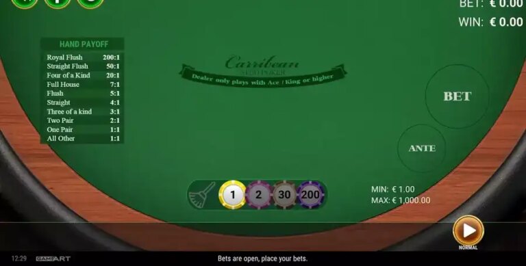 Caribbean Stud Poker (GameArt)