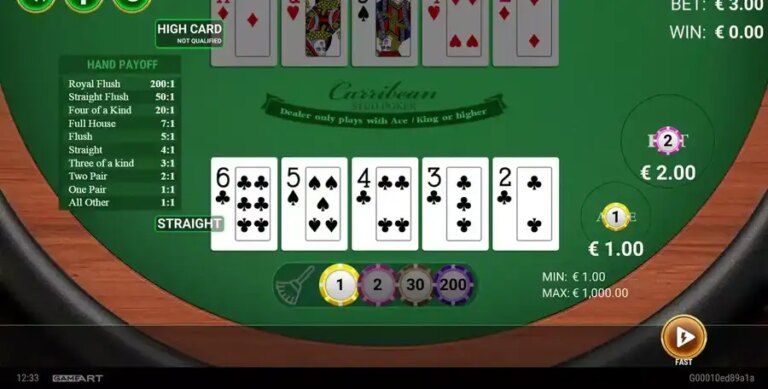 Caribbean Stud Poker (GameArt)