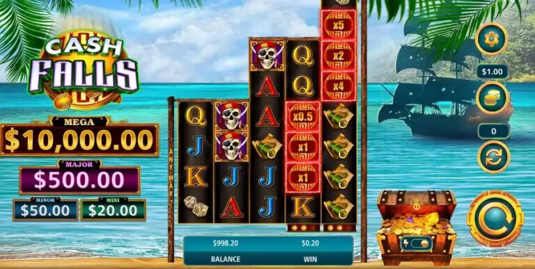 Cash Falls Pirate’s Trove