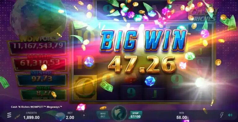 Cash ‘N Riches WowPot Megaways