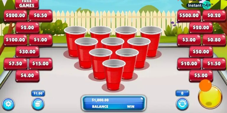 Cash Pong Instant Tap
