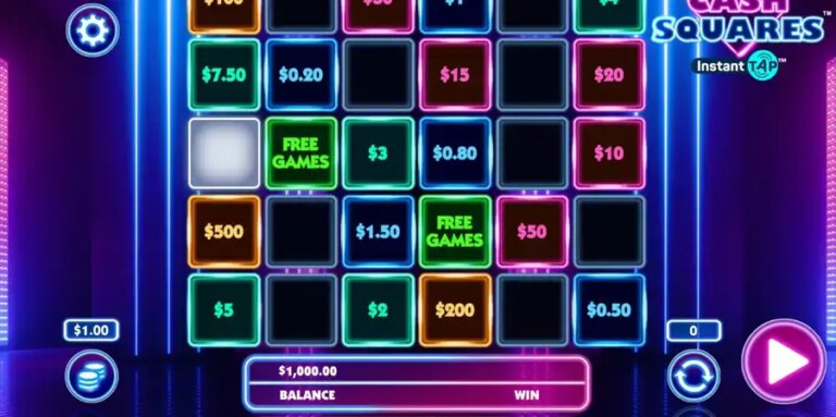 Cash Squares Instant Tap