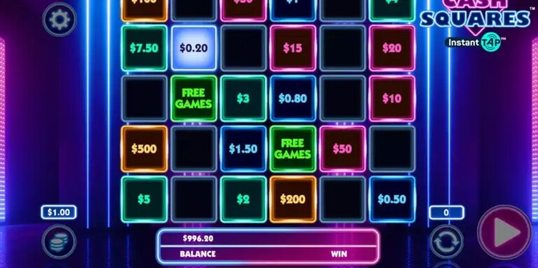 Cash Squares Instant Tap