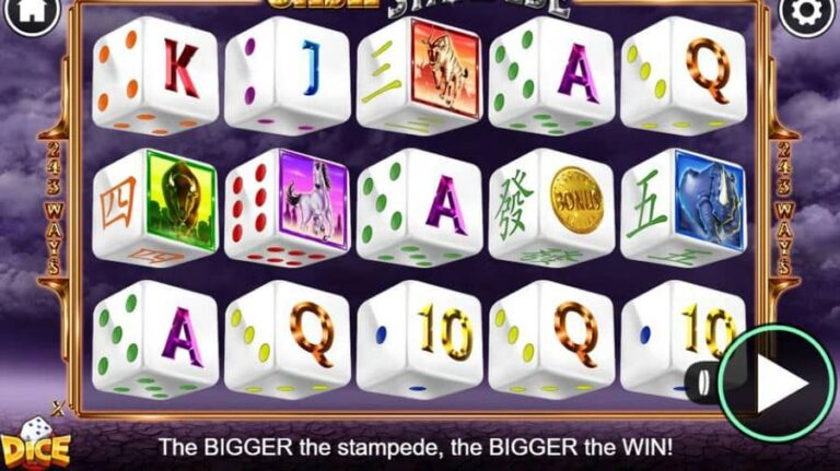 Cash Stampede Dice