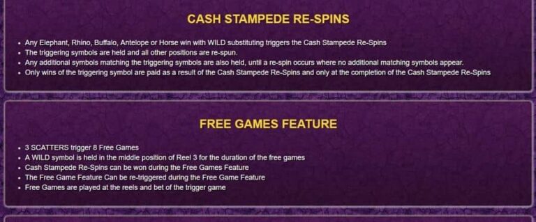 Cash Stampede Dice