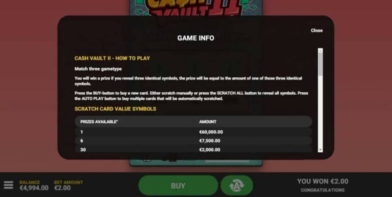 Cash Vault II