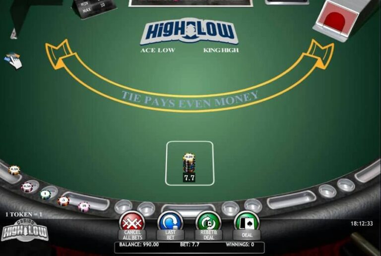 Casino High Low Poker (iSoftBet)