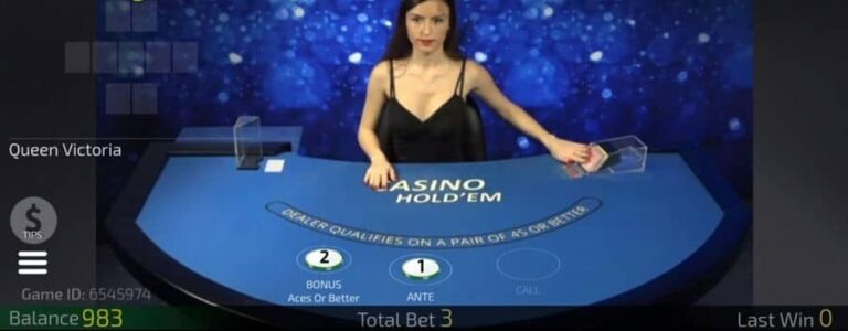 Casino Hold’Em Live Casino (Ezugi)