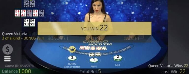 Casino Hold’Em Live Casino (Ezugi)