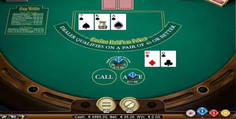 Casino Hold’em (NetEnt)