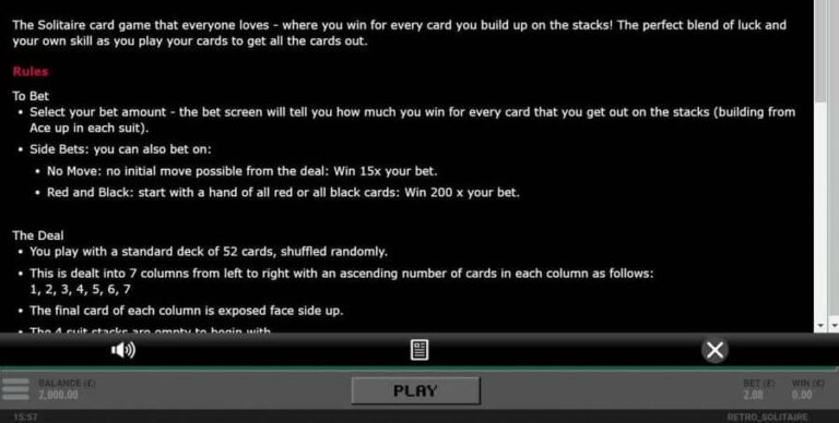 Retro Solitaire