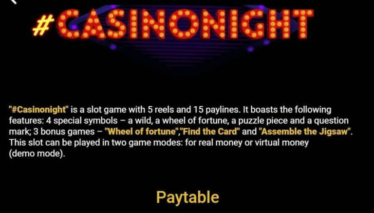 Casinonight