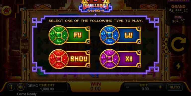 Challenge Fu Lu Shou Xi