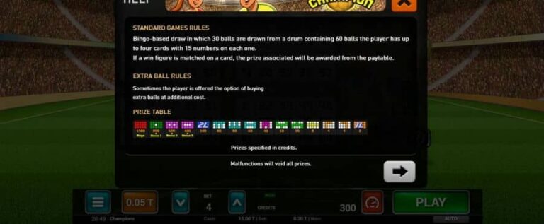 Champion Bingo