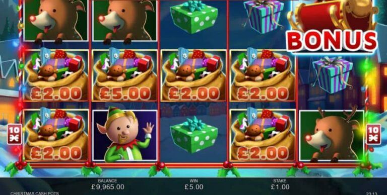 Christmas Cash Pots