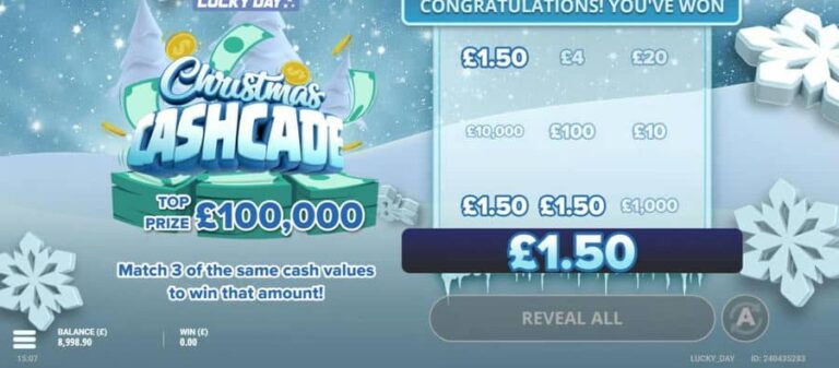 Christmas Cashcade