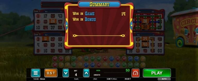 Circus Bingo