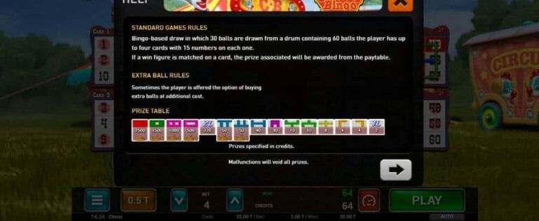 Circus Bingo
