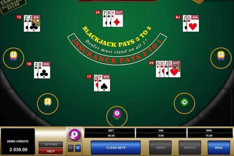 Classic Blackjack MH (Microgaming)