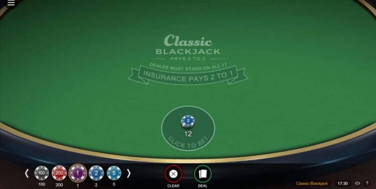 Classic Blackjack (Switch Studios)