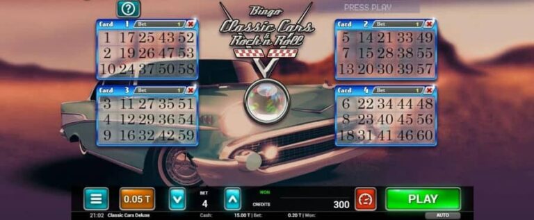 Classic Cars Bingo