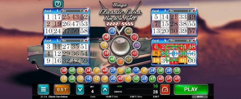 Classic Cars Bingo