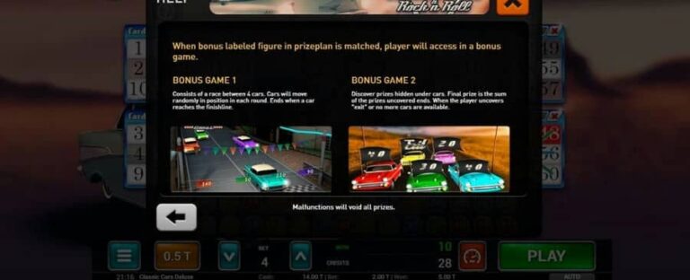 Classic Cars Bingo
