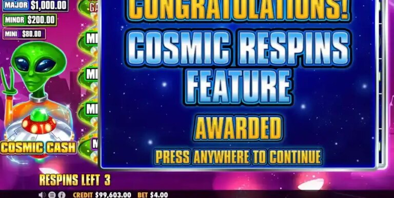 Cosmic Cash