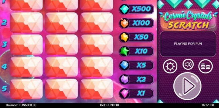 Cosmic Crystals Scratch