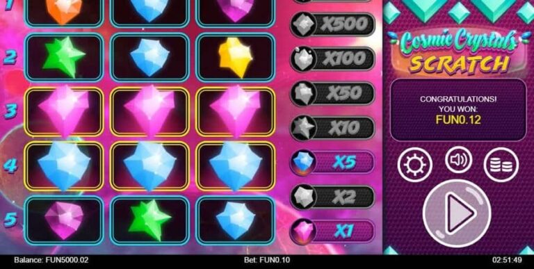 Cosmic Crystals Scratch