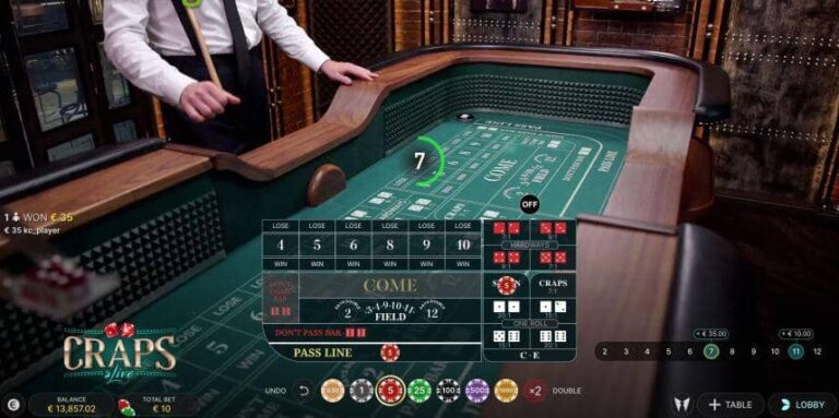 Craps Live (Evolution Gaming)