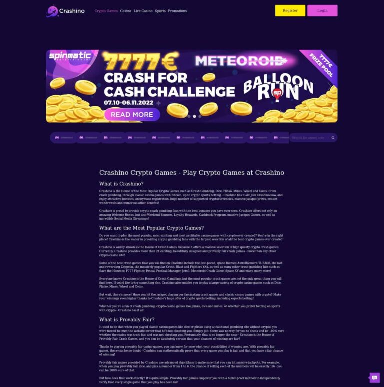 Crashino Casino
