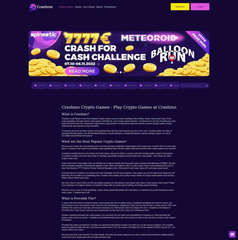 Crashino Casino