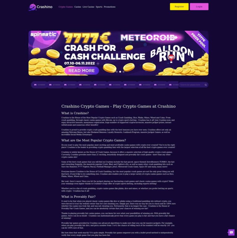 Crashino Casino