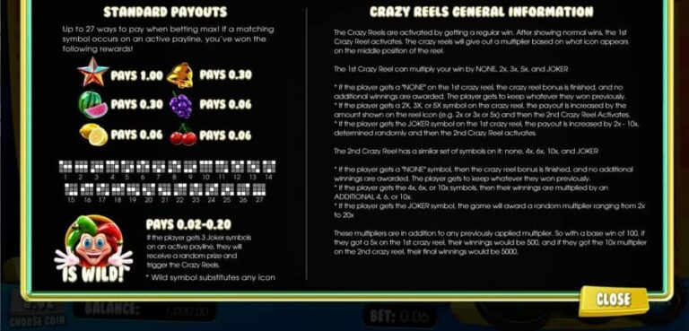 Crazy Jackpot 60000