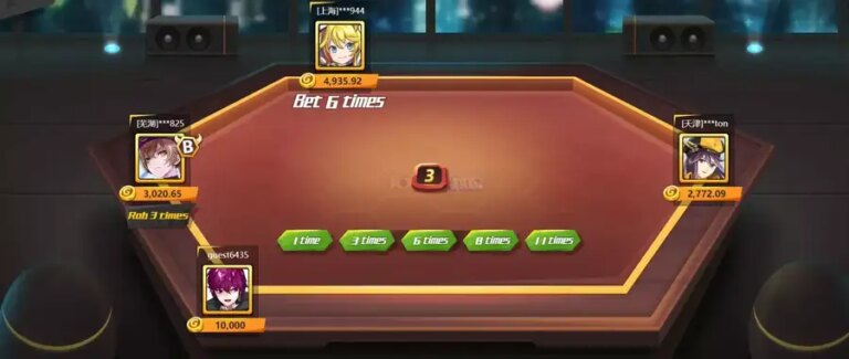 Crazy Six Cards Bull
