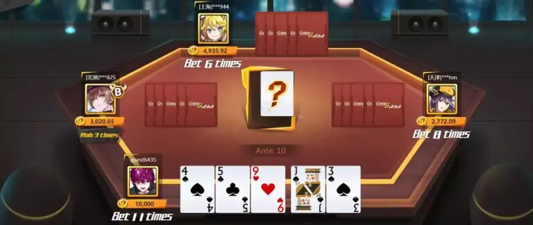 Crazy Six Cards Bull