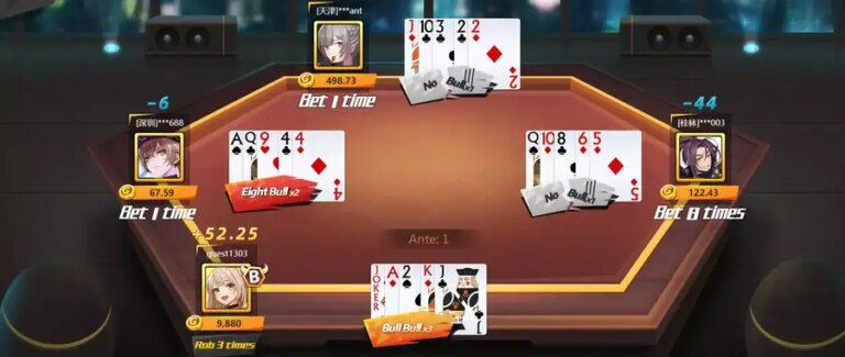 Crazy Six Cards Bull KX